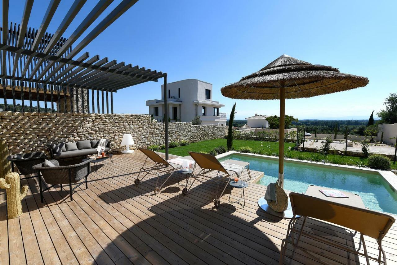 Les Loges En Provence "Villa Garrigue" Villeneuve-les-Avignon Bagian luar foto